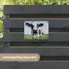 Koeien Close-up tuinposter los doek klein -sfeer3