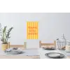 Gestreept - Geel - Sunshine - Letters Muursticker klein -eettafel