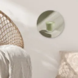 Matcha - Glas - Groen - Minimalistisch Akoestische PET Vilt - Rond klein -sfeer4
