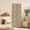 Giraf - Patroon - Beige - Bruin deurposter klein 289 -sfeer2