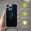 Oceaan - Walvishaai - Donkerblauw - Vlekken Hoesje iPhone 16 Pro Max met koord klein -sfeer2_NL