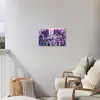Park - Bomen - Bloemen - Gebouwen Tuinposter op houten frame 2 cm dik klein -sfeer1