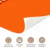 Oranje - Slow down you're doing fine - Retro deurposter klein -closeup_NL
