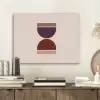 Zandloper - Symmetrisch - Rood - Paars PET vilt klein -sfeer1