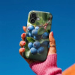Blauwe bessen - Dauwdruppels - Natuurlijk licht Toughcase MagSafe Apple iPhone 17 klein -Sfeer1V