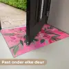 Bloemen - Verf - Roze Deurmat klein -USP_NL