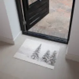 Fijnsparren - Sneeuw - Winter - Landschap - Stilte Deurmat klein -sfeer5