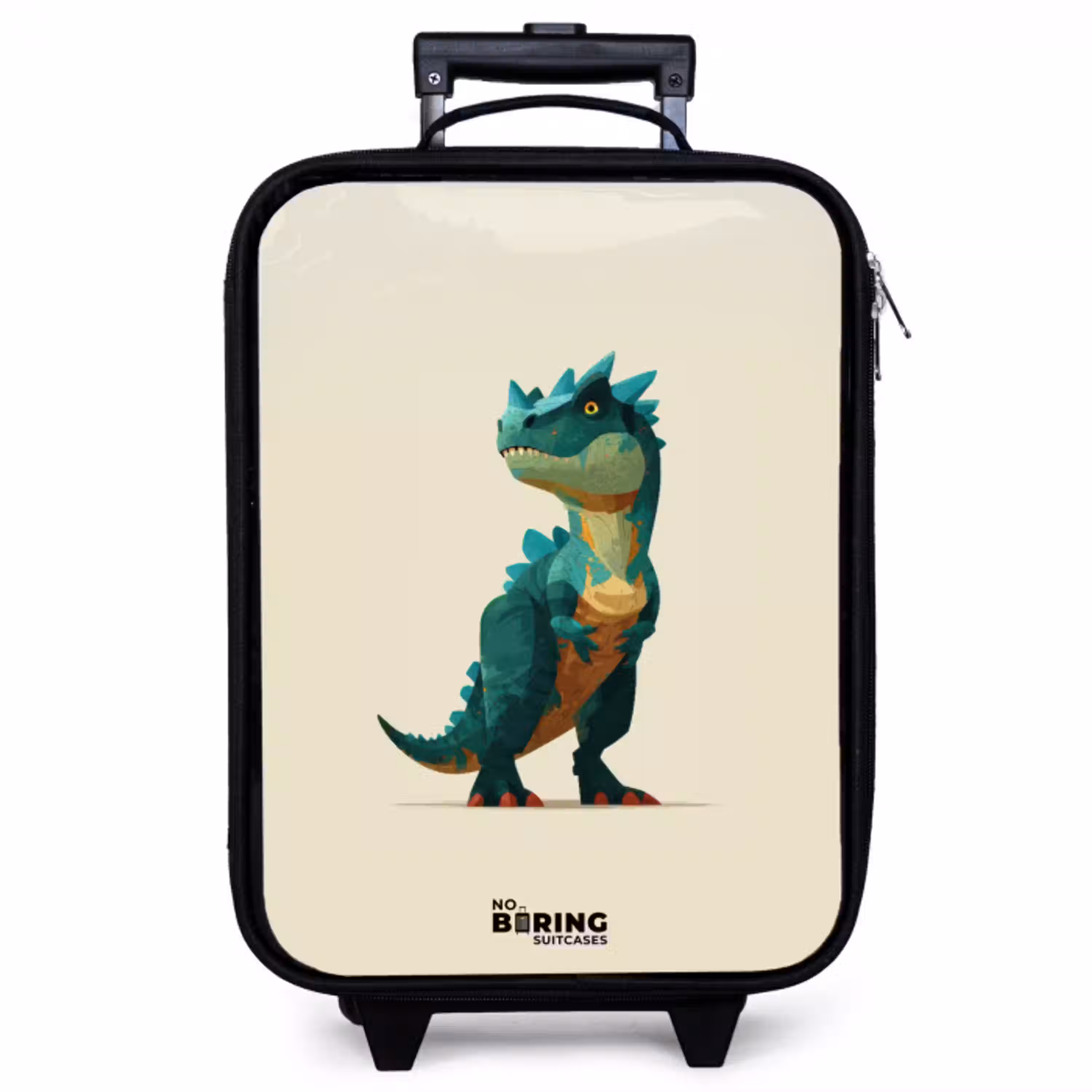 Dino - Dier - Groen Kinderkoffer - Zwart klein -zzz_website3d