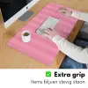 Roze - Gestreept - Belle Muismat XXL klein -sfeer3