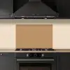 Bruin - Effen print keuken achterwand spatscherm klein 900 -sfeer1
