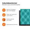 Patroon - Ruiten - Blauw Inductie beschermer vinyl 3mm klein 276 -zzzzzzz-td-ups