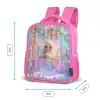 Fee - Elf - Regenboog Kinderrugzak - Roze middel -productfoto_formaten