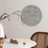 Beton - Muur - Patronen Wandcirkel kunststof plaat 5mm dik klein 188 -sfeer4