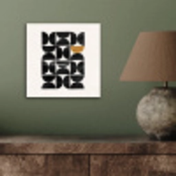 Modern - Halve cirkel - Goud - Zwart aluminium wit klein -sfeer2
