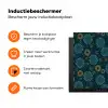 Retro - Disco - Vuurwerk - 70s - Multi Inductie beschermer vinyl 3mm klein 276 -zzzzzzz-td-ups