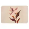 Bloemen - Blaadjes - Minimalistisch - Roze WCmat klein -3d
