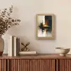 Modern - Zwart - Verf - Goud Light Box met kabel (Tafellamp) klein -sfeer2