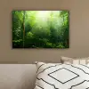 Jungle - Zonlicht - Groen - Meisjes - Kinderen - Jongens canvas 2cm klein -sfeer3