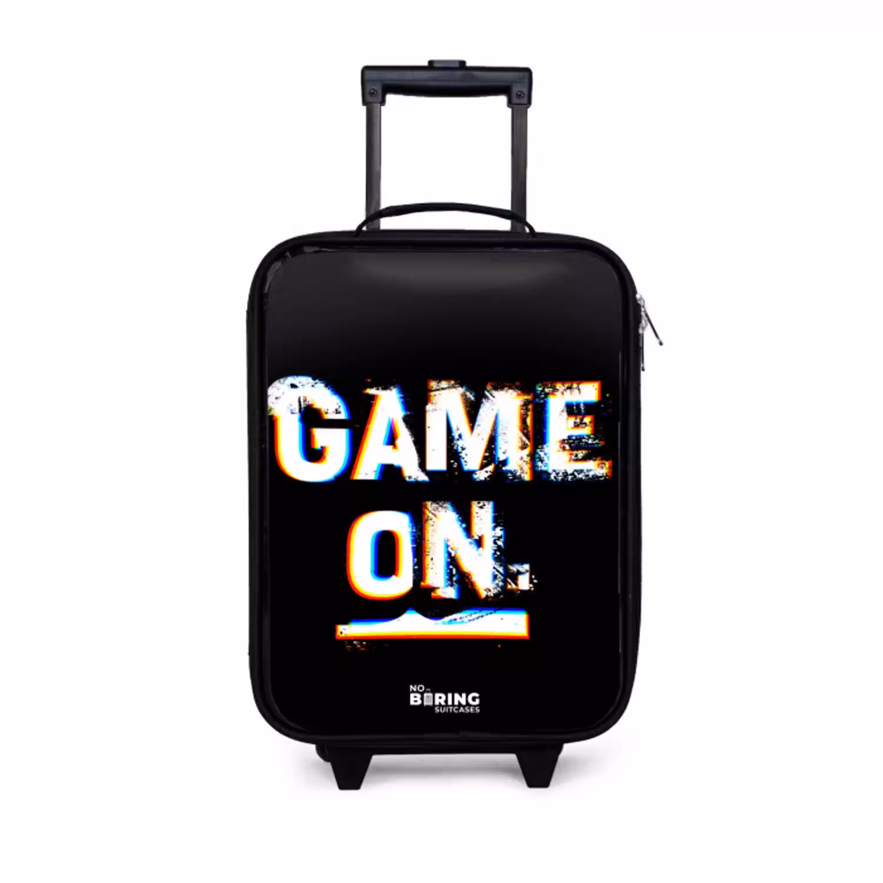Game on in zwart wit Kinderkoffer - Zwart klein -3d