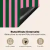 Verticale strepen - Groen - Roze Inductie beschermer vinyl 3mm middel 274 -tsfeer4_DE