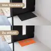 Cool - Stippen - Oranje Deurmat klein -voor-na_DE