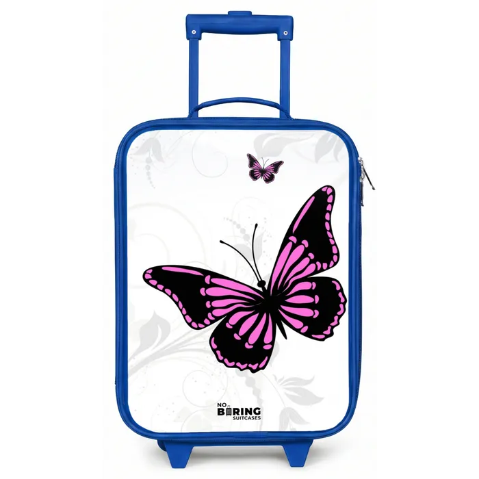 Magenta monarch Kinderkoffer - Blauw klein -zz3dotto