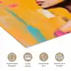 Vogel - Vrouw - Abstract - Bloem poster papier klein -closeup_NL