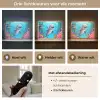 Dolfijn - Zeedieren - Onderwater - Kinderen - Meisjes Light Box met batterij (Wandlamp kind) middel -USP_lichtkleurNL