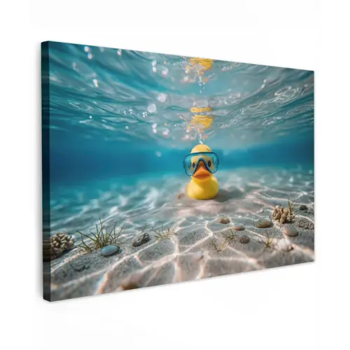 Duikbril - Eend - Water canvas 2cm klein -z3d