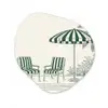Terras - Illustratie - Groen Wandcirkel Organisch Forex 3mm klein -3d