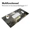 Vuurtoren - Golven - Storm Muismat XXL klein -sfeer4