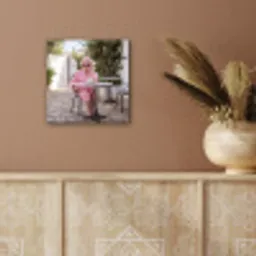 Ochtendjas - Krulspelden - Roze aluminium wit klein -sfeer4