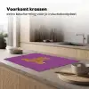 Manifest that shit - Paars - Glitter Inductie beschermer vinyl 3mm klein -sfeer1