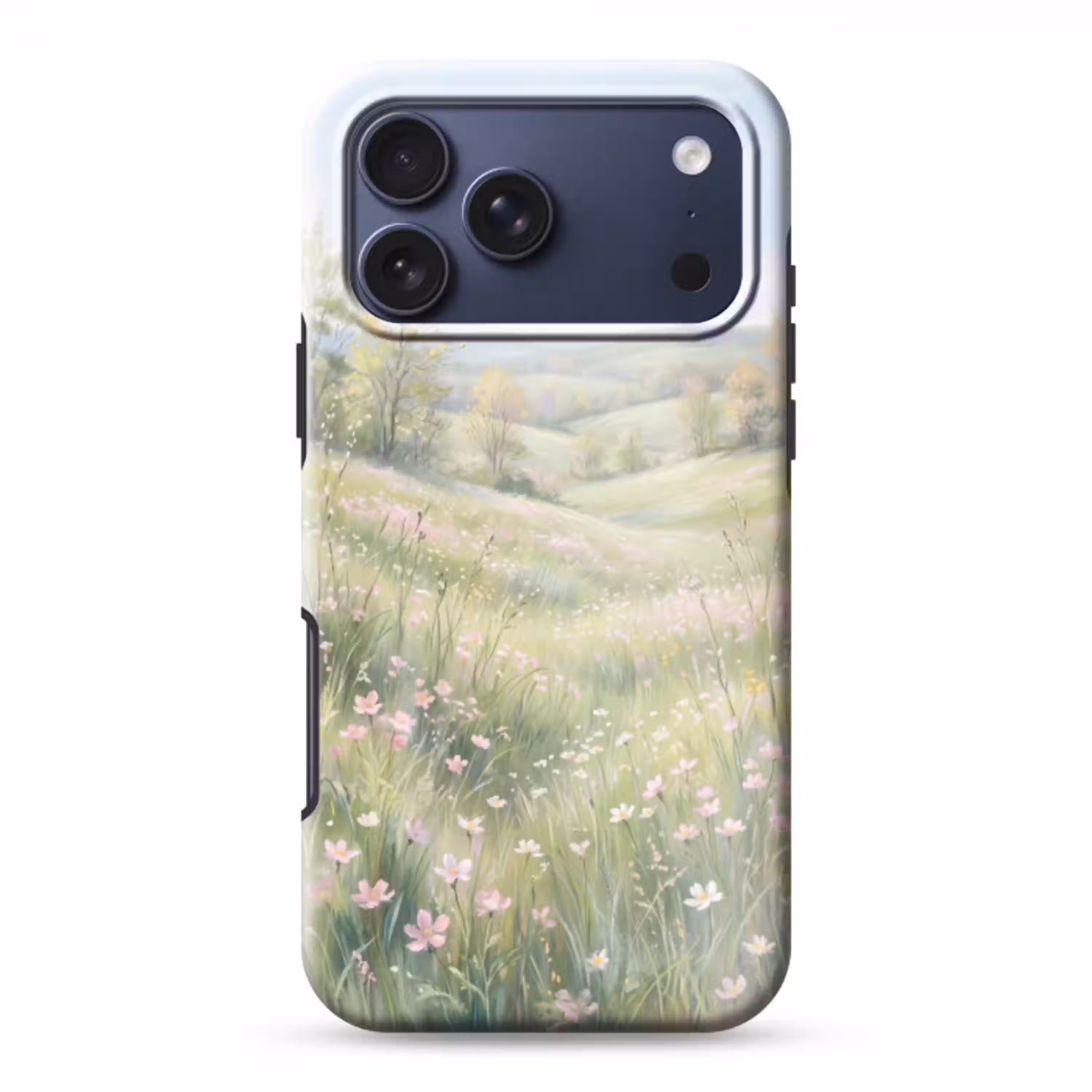 Bloemen veld - Bloemen - Groen Toughcase MagSafe Apple iPhone 17 Pro Max klein -3d