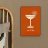 Cocktail - Oranje - Zomer - Quote canvas 2cm klein -sfeer3