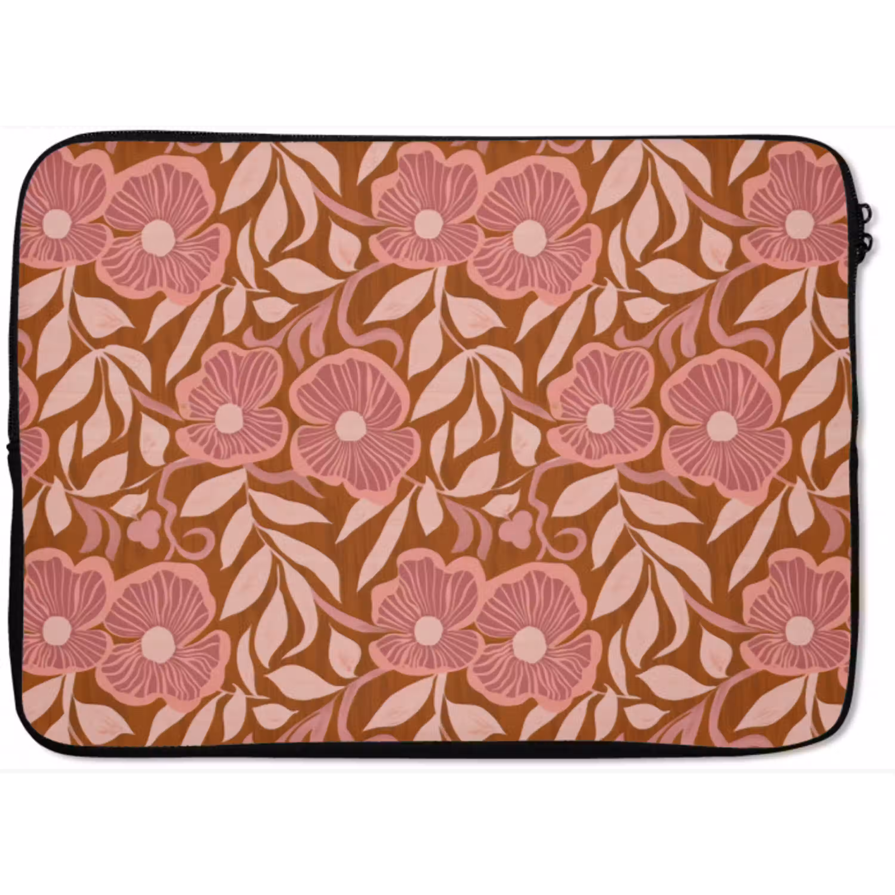 Sfeer - Bloemen - Roze laptophoes neopreen klein 279 -zkaufland3dotto