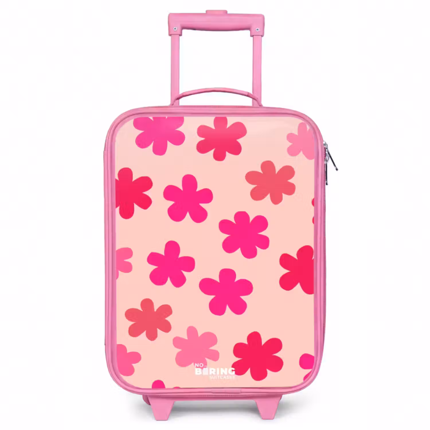 Kinderkoffer - Roze - Roze bloemen