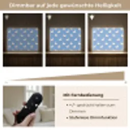 Ganzen - Elegant - Blauw Light Box met batterij (Wandlamp) middel 907 -USP_dimbaarDE