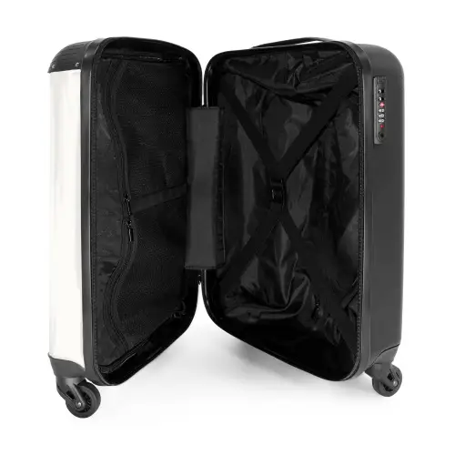 Sierlijke prinses in het wit NBS - Handbagage koffer - Kinderen Unisex middel -binnenkant