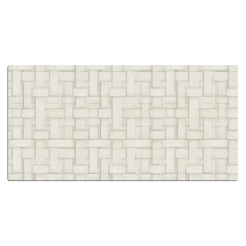 Vlechtwerk - Banen - Beige Muismat XXL klein 681 -3d_leeg