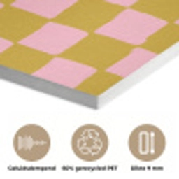 Patroon - Vierkant - Roze PET vilt klein 837 -closeup_NL