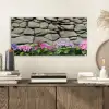 Hortensia’s - Stenen - Muur - Bloemen plexiglas 5mm klein -sfeer1