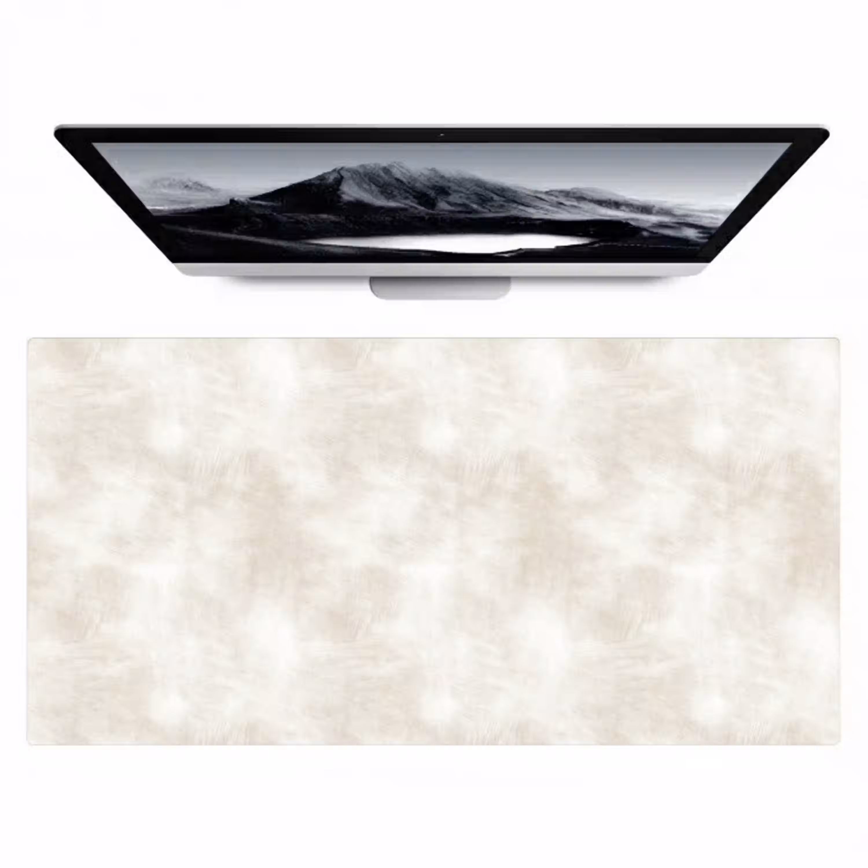 Subtiel - Structuur - Beige Muismat XXL klein 681 -zzz3d