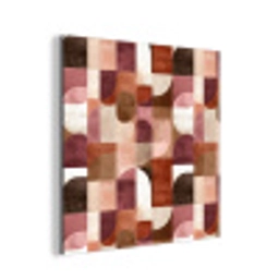 Geometrie - Modern - Retro aluminium wit klein 46 -3d