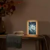 Zeewezen - Wit - Golven - Water Light Box met kabel (Tafellamp) klein -sfeer4