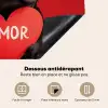 Amor - Hond  - Hartje - Rood Inductie beschermer vinyl 3mm middel -usfeer4_FR