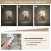 Pauw - Pauwenveren - Bloemen - Vogels - Botanisch Light Box met kabel (Tafellamp) klein -USP_dimbaarNL