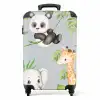 Diertjes in de jungle NBS - Handbagage koffer - Unisex middel -productfoto_recht