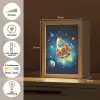 Raket - Ruimte - Planeten - Kinderen - Jongen Light Box met kabel klein -USP_NL