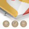 Kippen - Oranje - Vlakken plexiglas 5mm klein -sfeer2